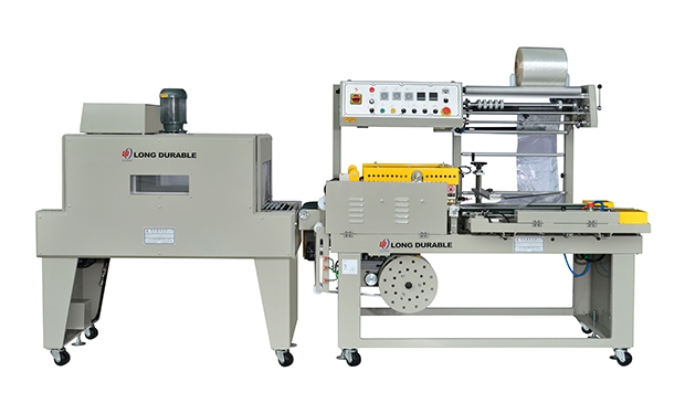 LA-460+LC-1200 Automatic L-Sealer and Shrink Tunnel Machine by Long Durable Machinery